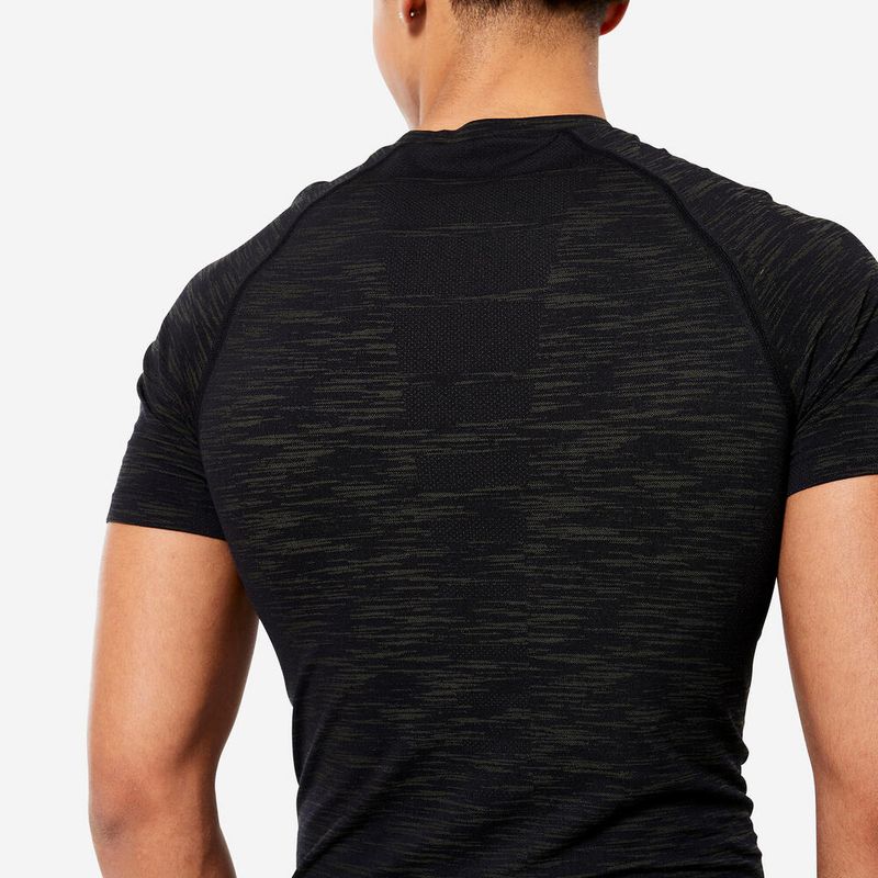 T shirt compressive grey, xl Preto 3G