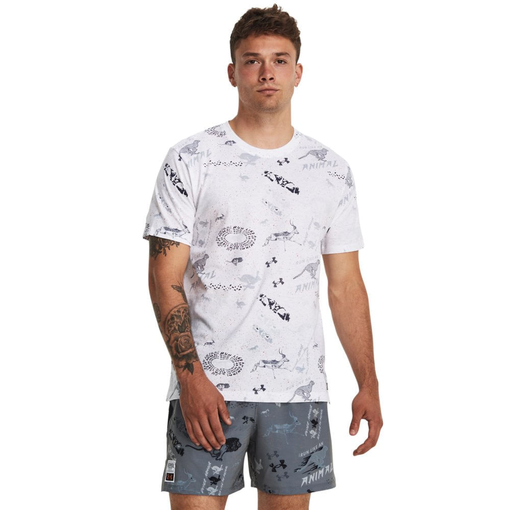 Camiseta de corrida Masculina Under Armour Like An Animal