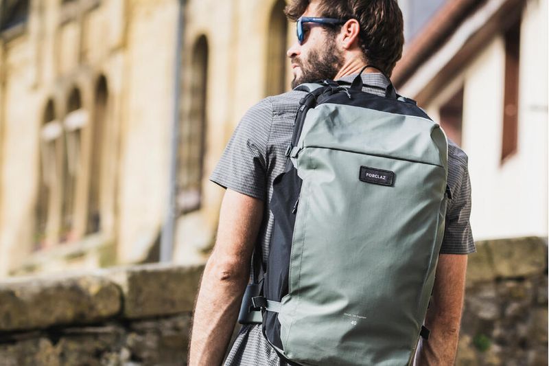 Travel 500 40l organizer backpa, no size Caqui-marrom UNICO