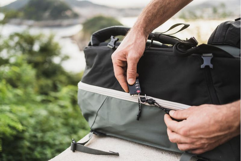 Travel 500 40l organizer backpa, no size Caqui-marrom UNICO