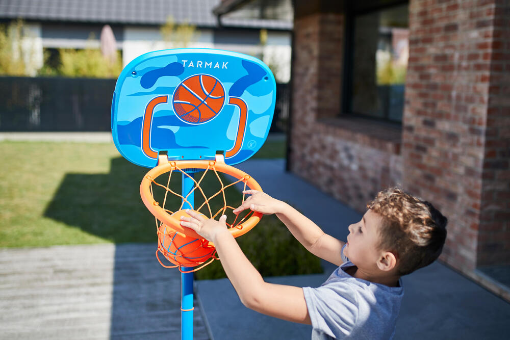 Mini Bola De Basquete K100 T1 - Azul/Amarelo - Tarmak - Bola de Basquete -  Magazine Luiza