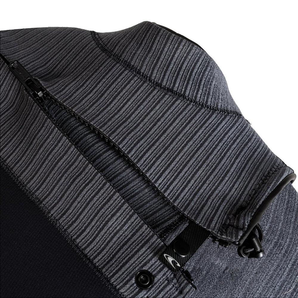 Long John O'Neill Hyperfreak 3/2+MM Chest Zip Full Black