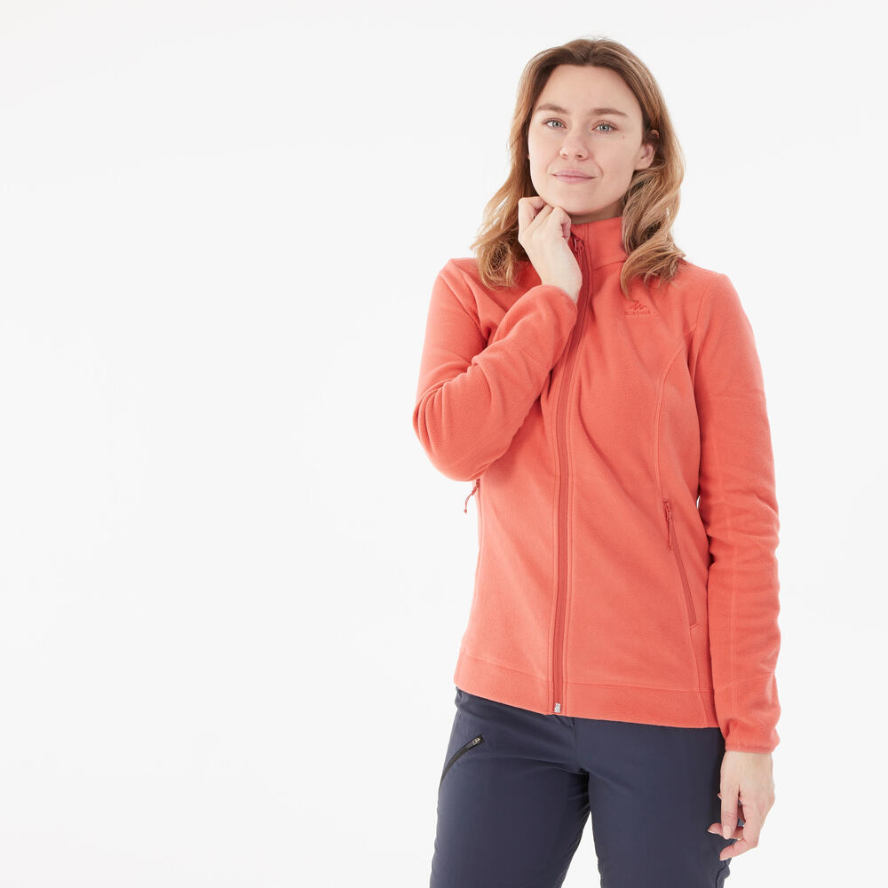 Blusa Feminina de Trilha Fleece com Ziper MH120 Quechua