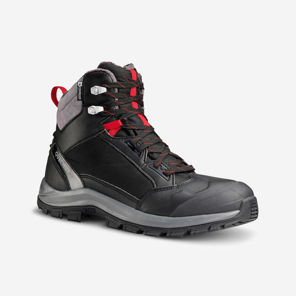 Bota masculina de trilha na neve impermeável SH500