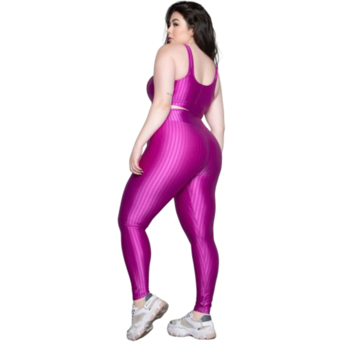Conjunto Fitness Top e Calça New Zig 3D Plus Size Vekyo Bojo Conjunto Fitness Top e Calça New Zig 3D Plus Size Vekyo Bojo