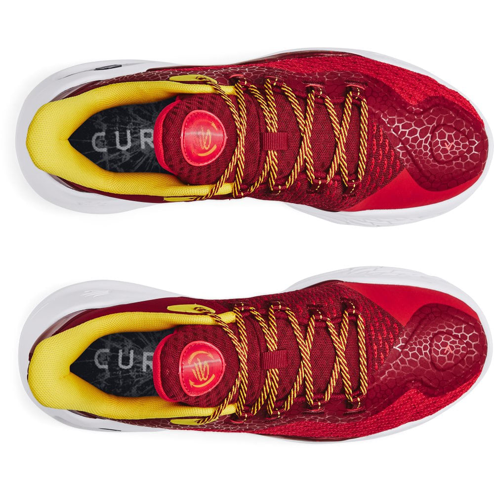 Tênis de Basquete Masculino Under Armour Curry 11 Bruce Lee Fire