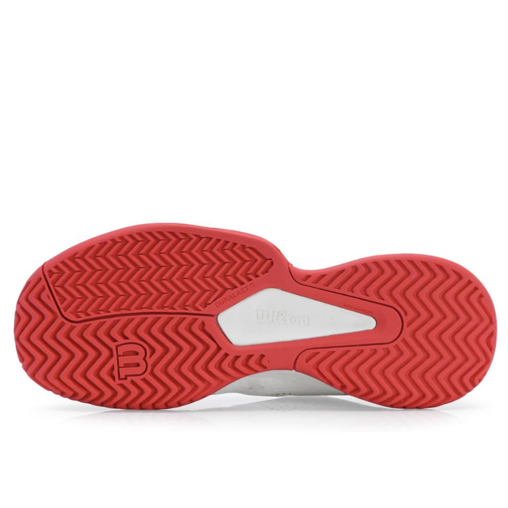 Tênis Wilson Kaos Stroke 2.0 Branco e Coral