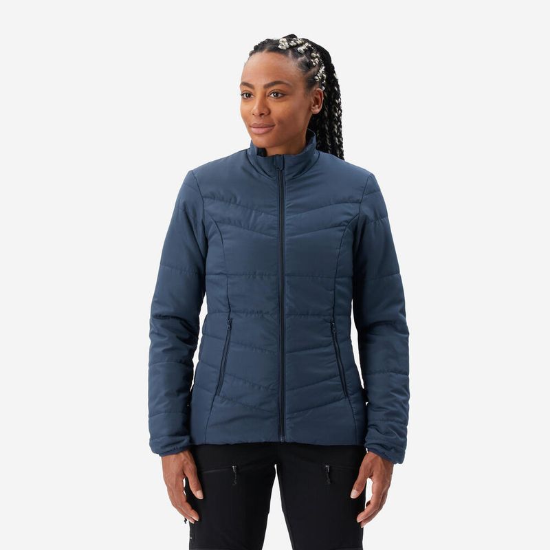 PADDED JACKET NH100 W DARK NAVY, XS