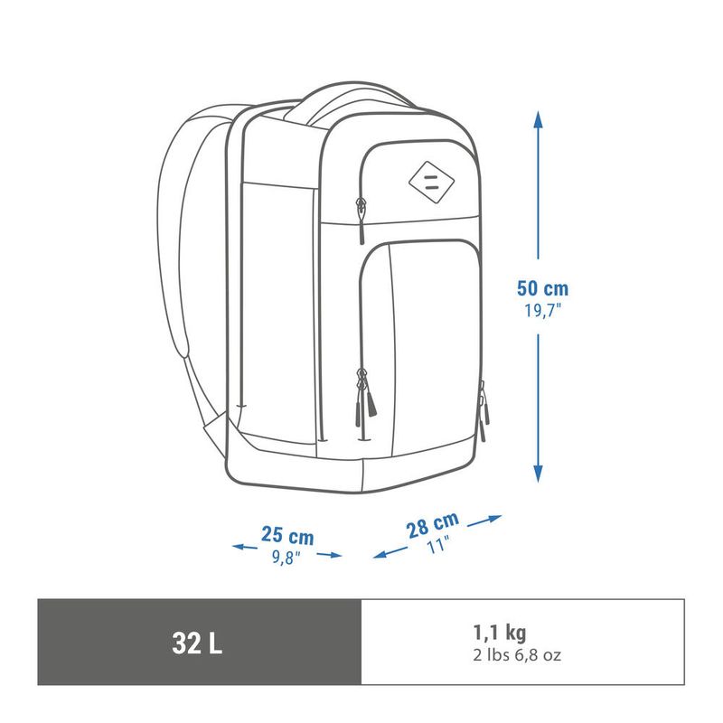 Backpack nh escape 500 32l khaki, 35l Preto