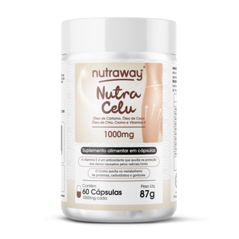 Kit 5 Nutra Celu 1000mg Nutraway 60 Cápsulas 0035