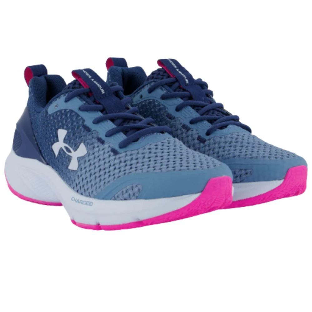 Tênis Feminino Ua Charged Essential - Under Armour - Azul - Oqvestir