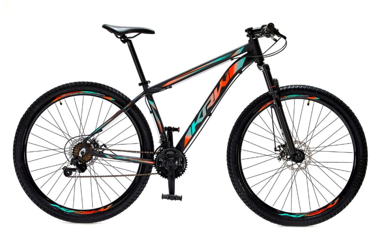 Bicicleta Aro 29 Krw Alumínio 24 Velocidades Freio a Disco Suspensão dianteira Mountain Bike S1