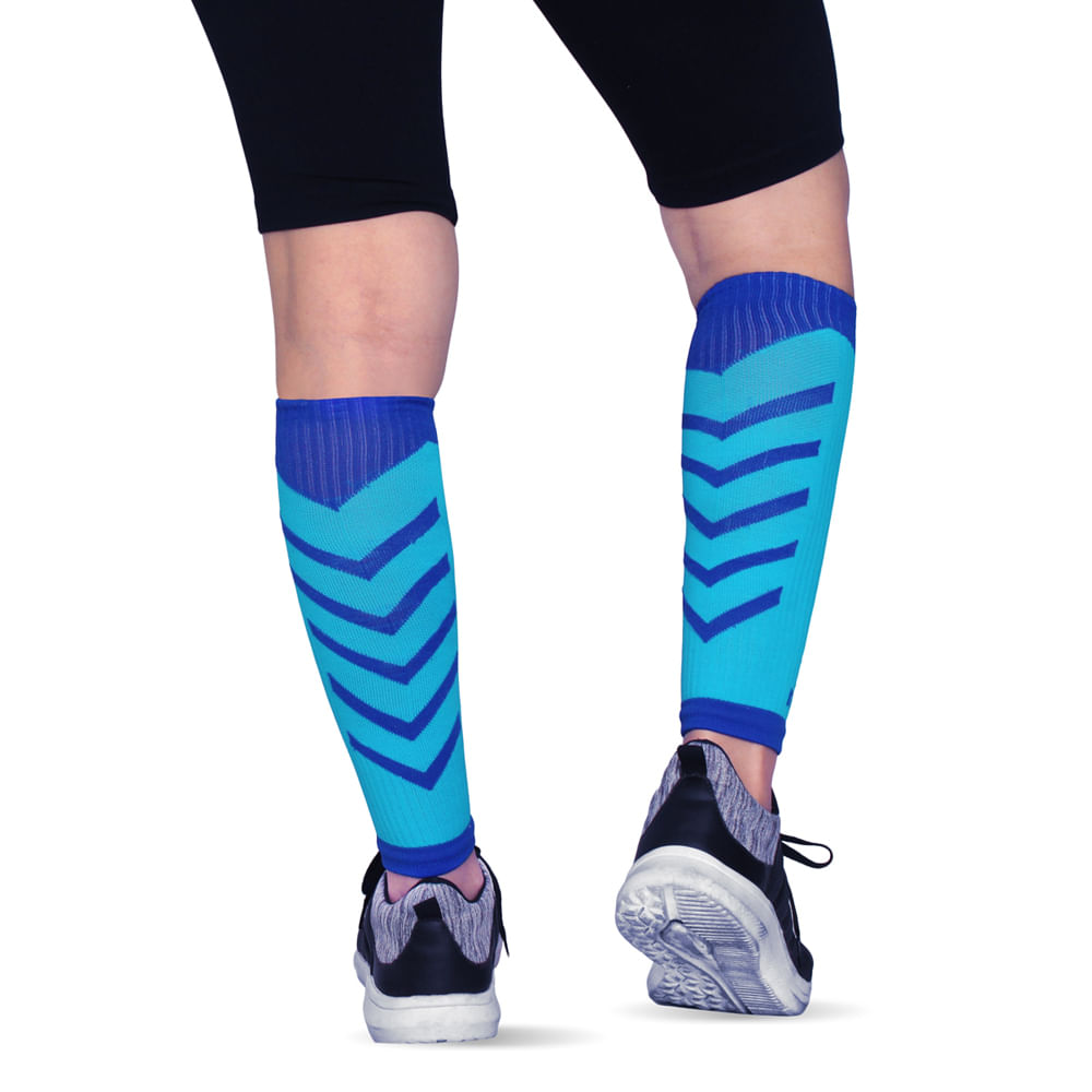 Compression Calf Sleeves Electric Blue