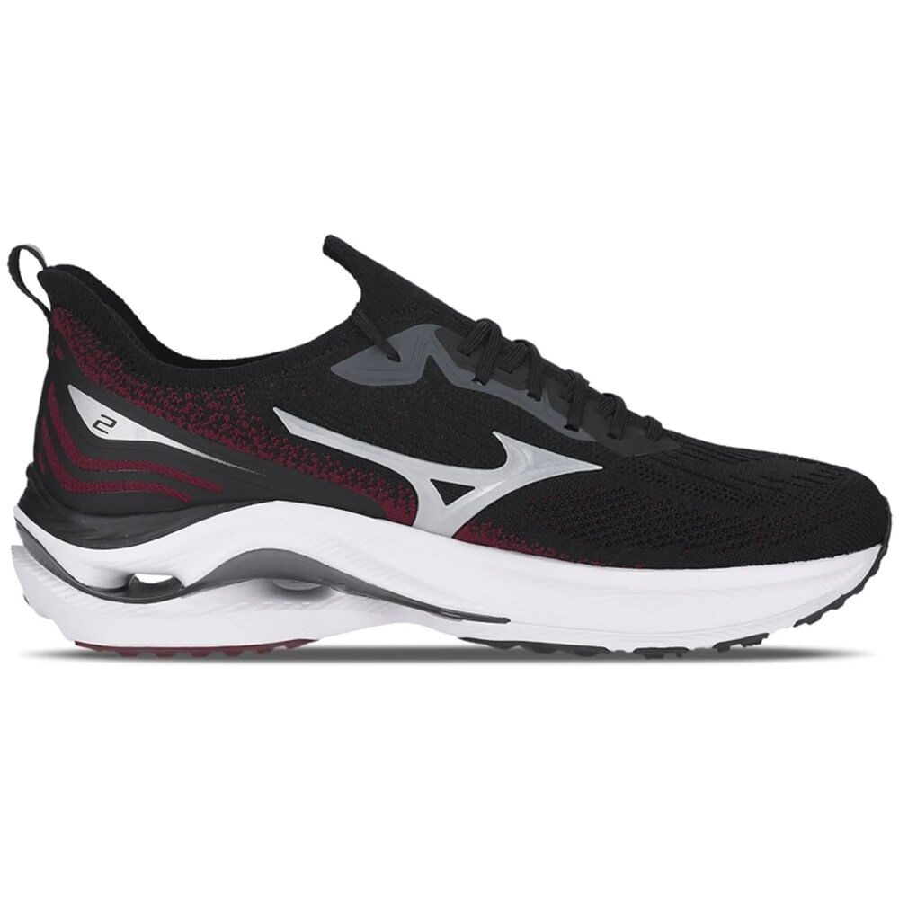 Decathlon | Tênis Mizuno Wave Zest 2 - Masculino - Preto-Vermelho