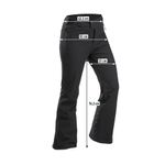 Pant ski & snb 500 slim m uk 32" / eu m Preto-fumê 4G
