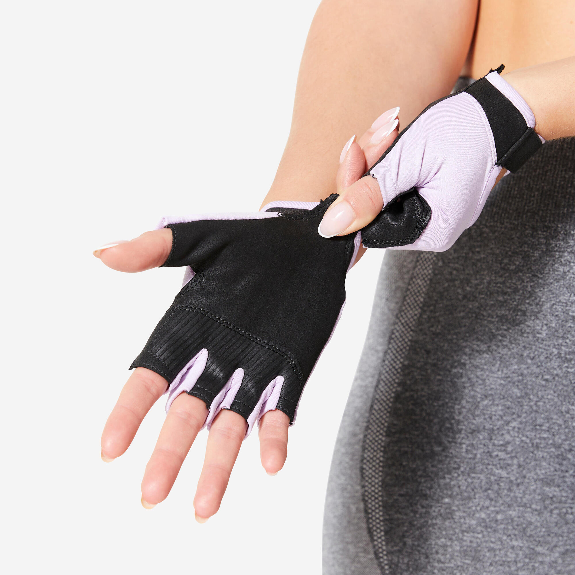 Decathlon | Luva Adulta de Musculação Glove Respirável Corength Roxa