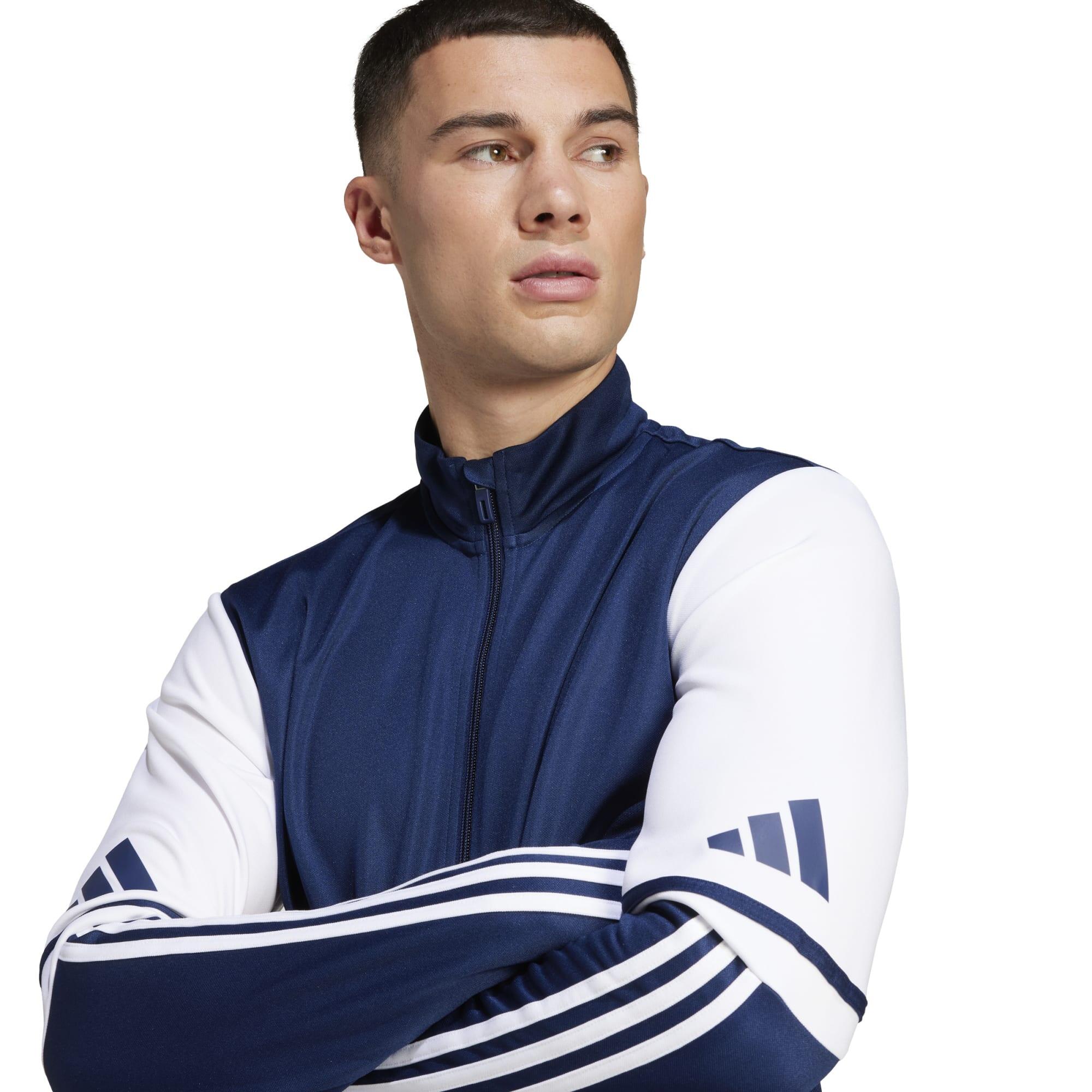 Decathlon | Jaqueta Masculina de Treino Squadra 25 Adidas Azul Decathlon | Jaqueta Masculina de Treino Squadra 25 Adidas Azul