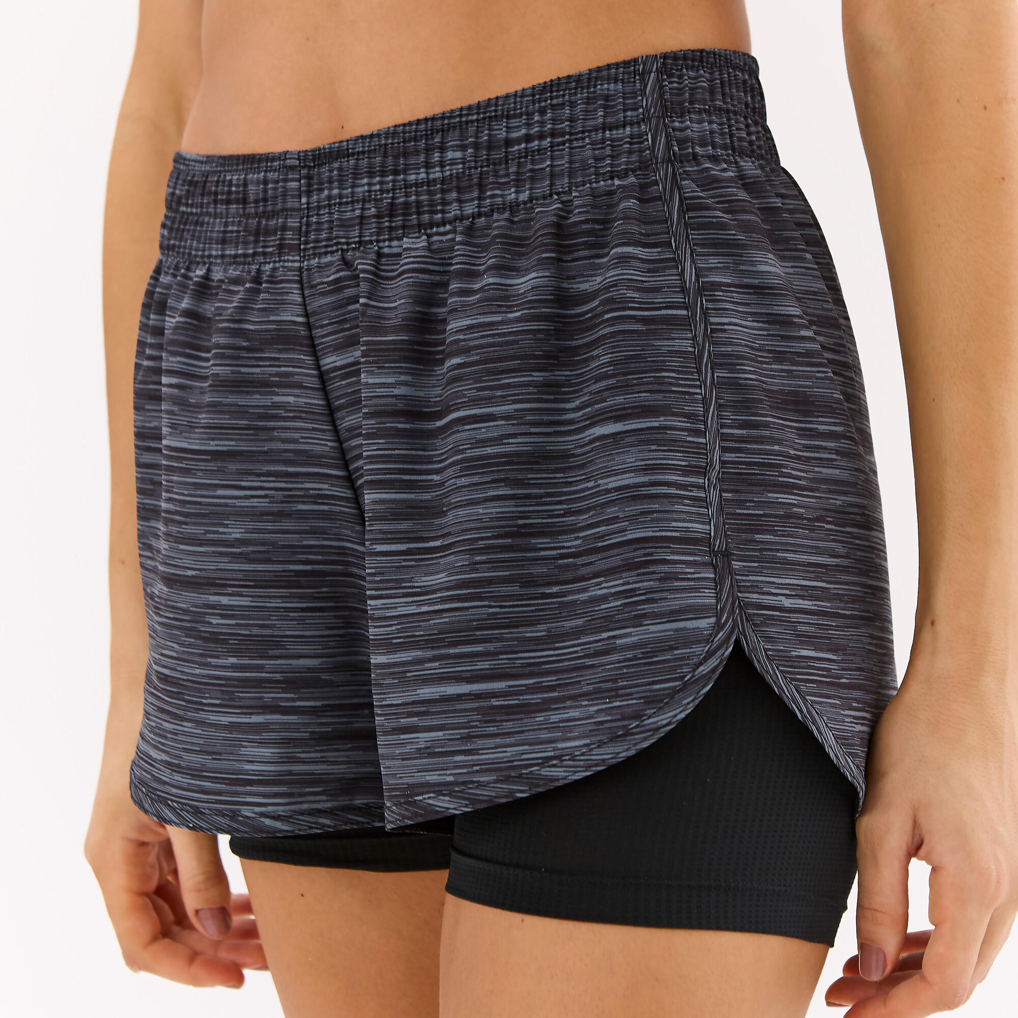 Shorts 2 em 1 Feminino de Treino 120 Domyos