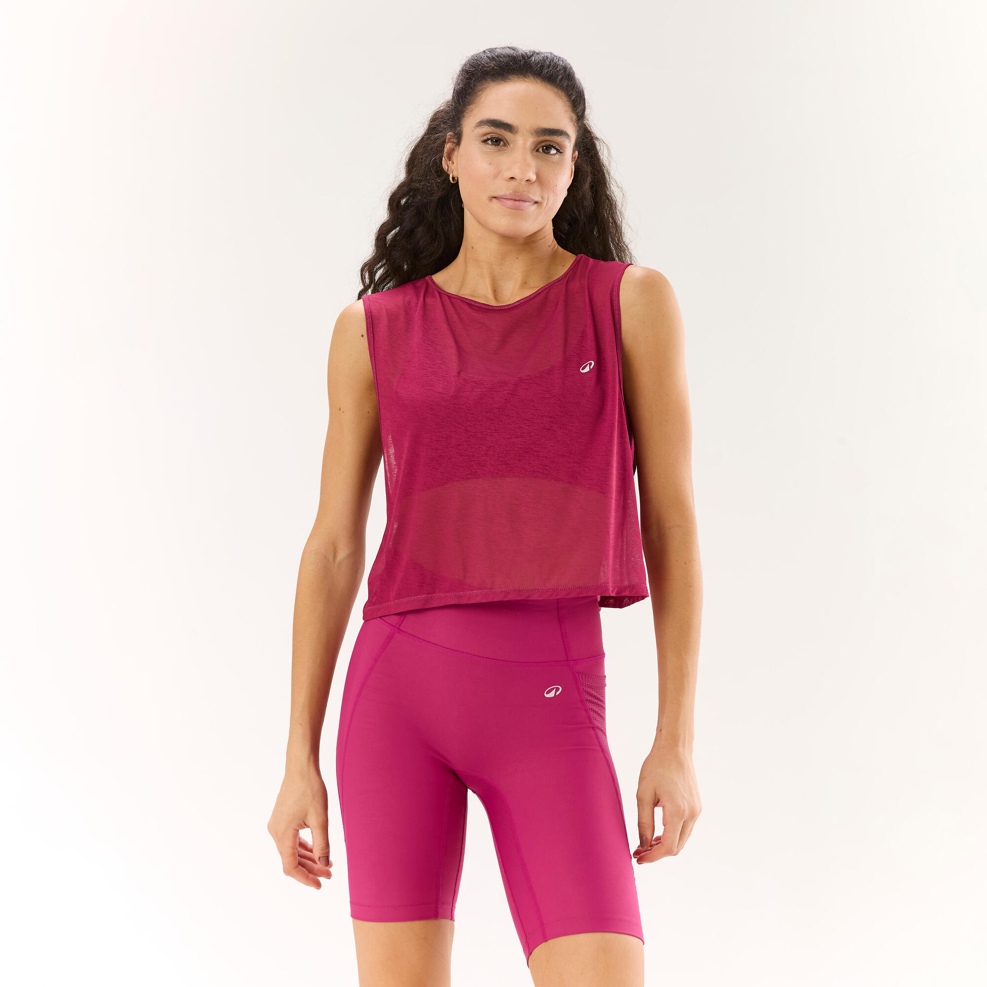 Regata Feminina de Treino 500 Domyos Magenta