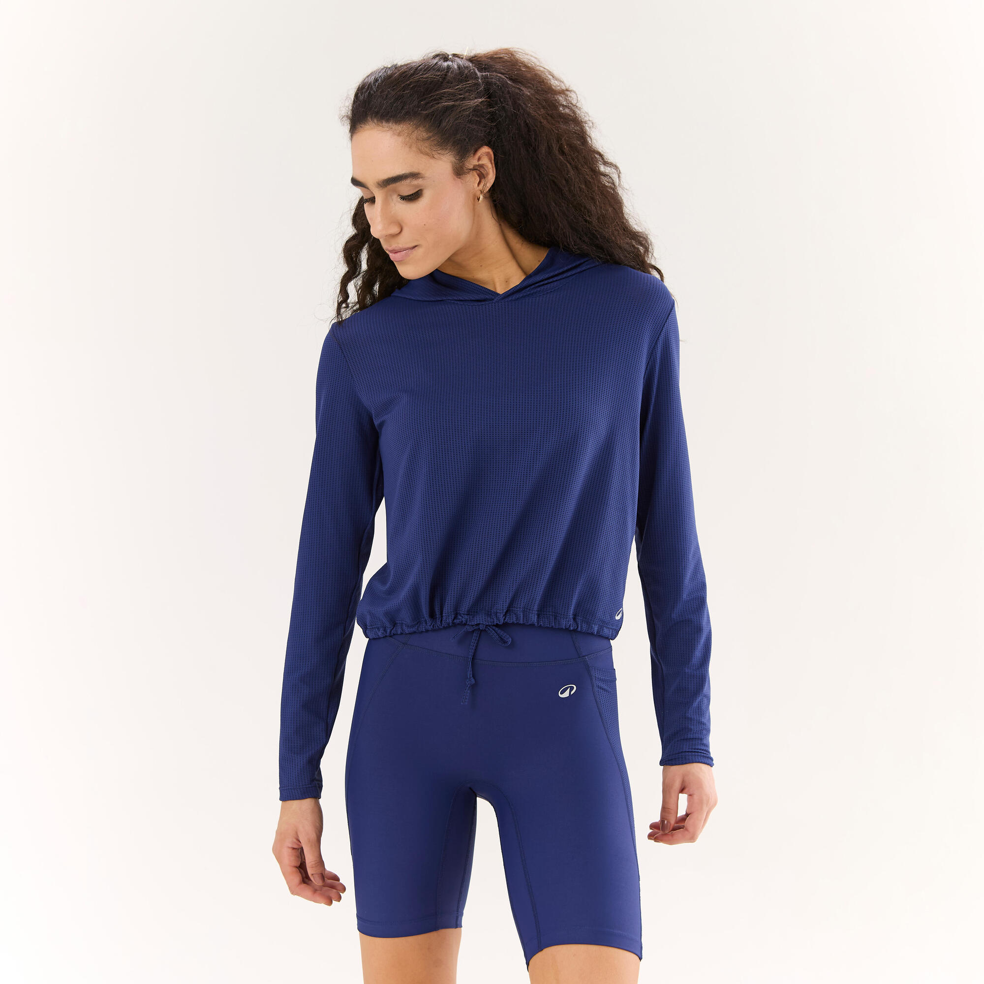 Casaco Feminino com Capuz de Treino 500 Domyos Marrom