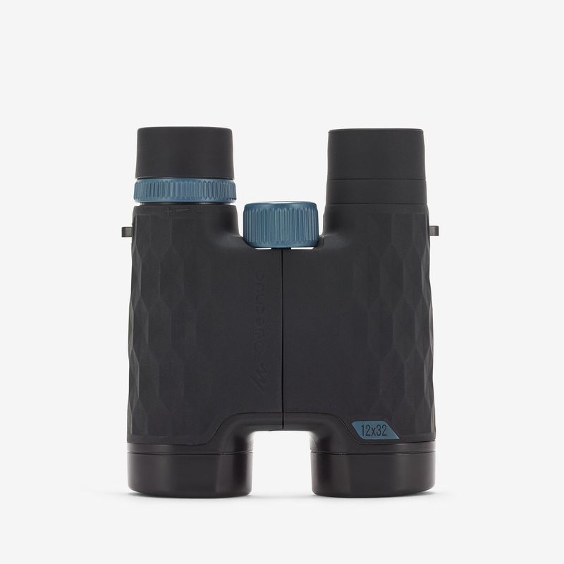 Binóculos Adulto de Trilha 12x32 Hike 100 Quechua Preto