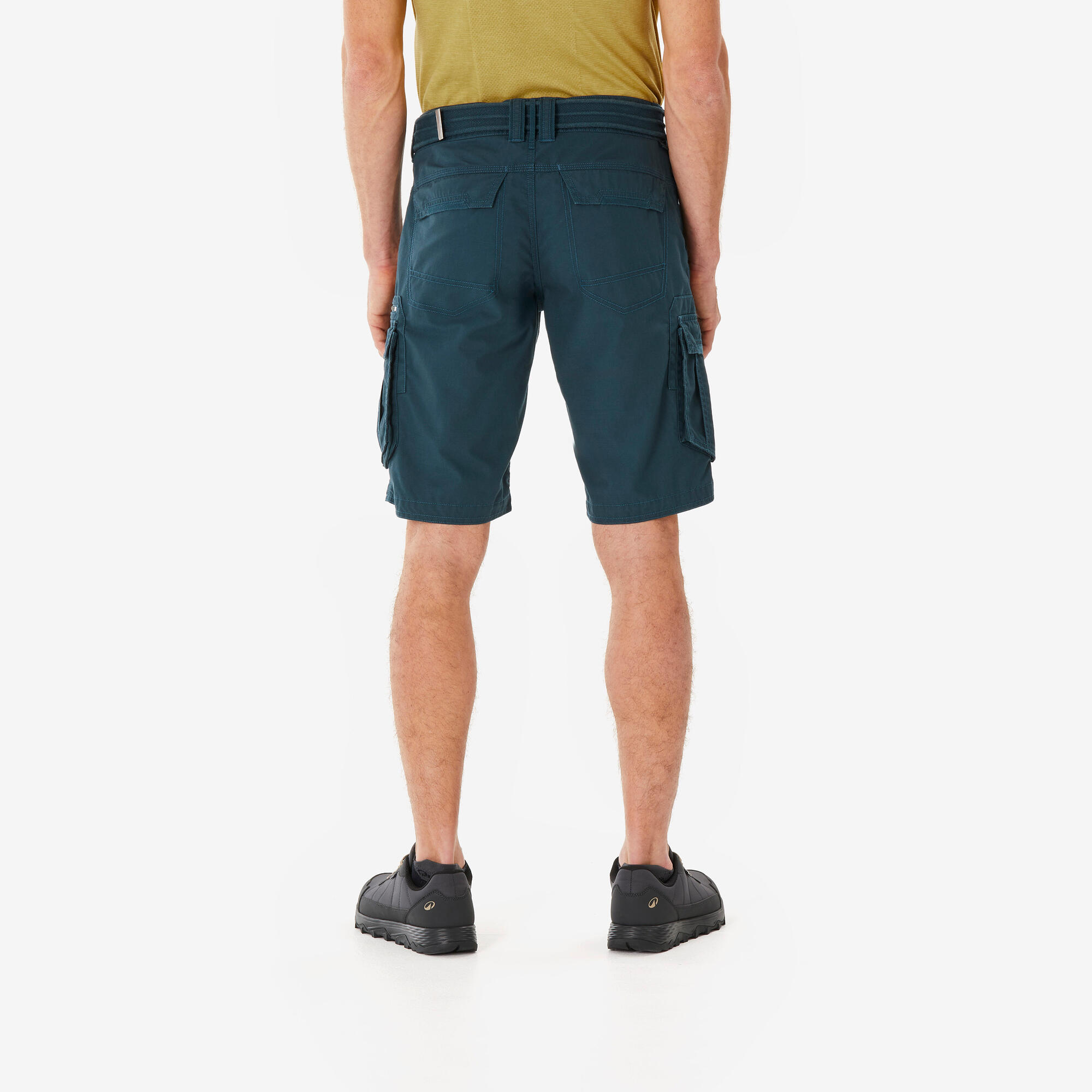 Decathlon | Bermuda Masculina de Trekking Ajustável Forclaz Azul