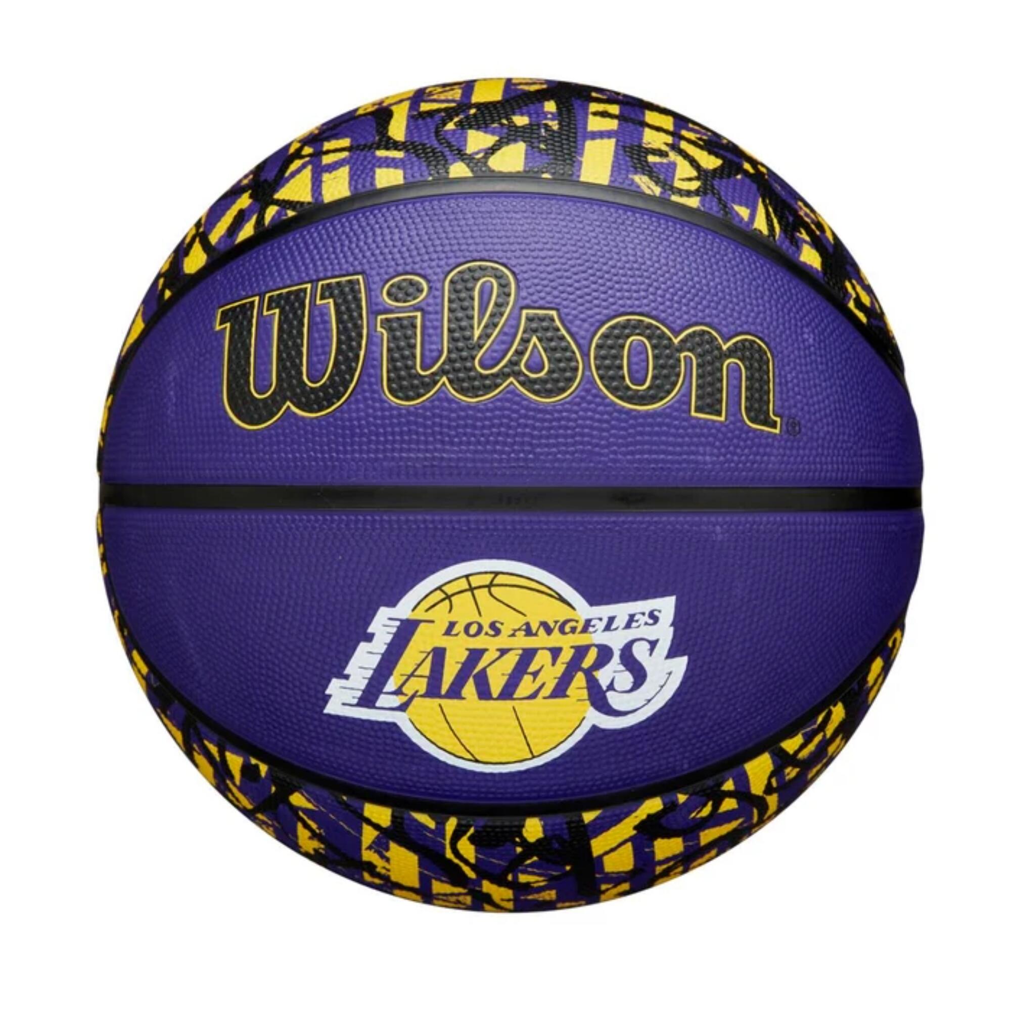 Bola de Basquete NBA Grafitti Wilson Amarela