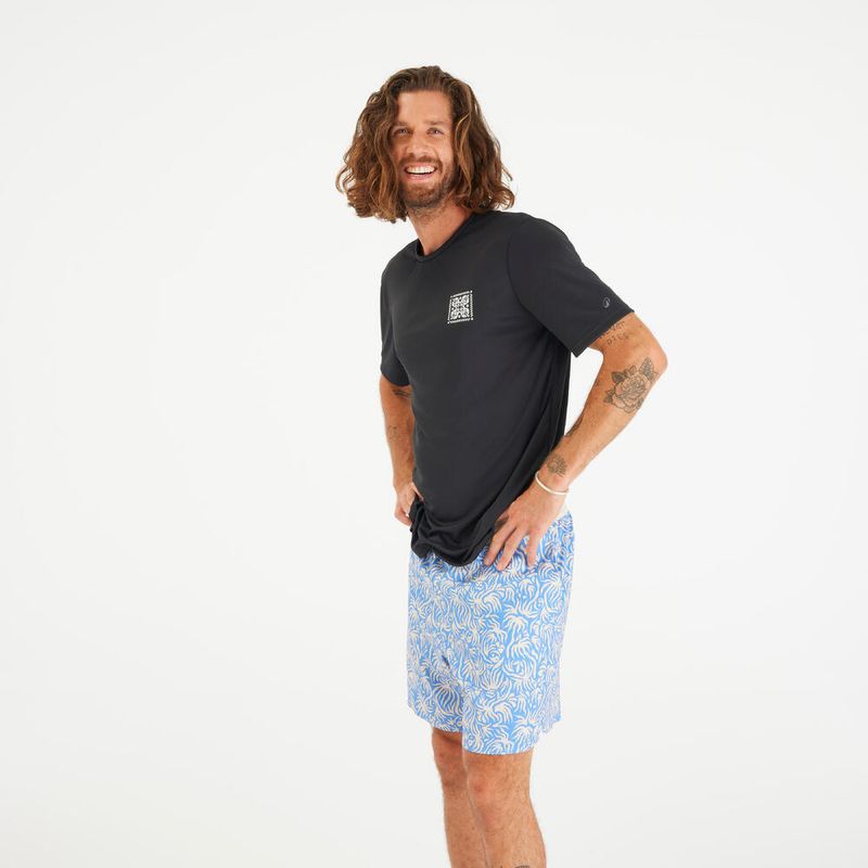 Water t-shirt uv mc ss24 #yvan, 2xl Preta G