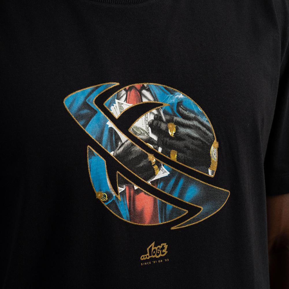ロストマン Decathlon | Camiseta Lost Bossman SM25 Masculina Preto