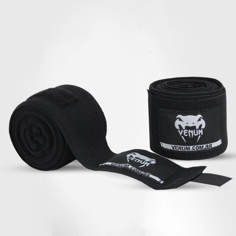 Bandagem de Boxe 4m Venum Preta