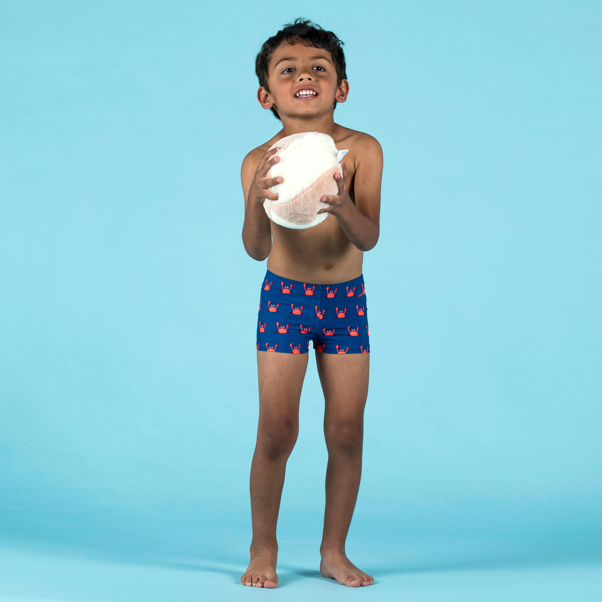 Decathlon | Sunga Boxer Infantil de Natação Nabaiji Azul