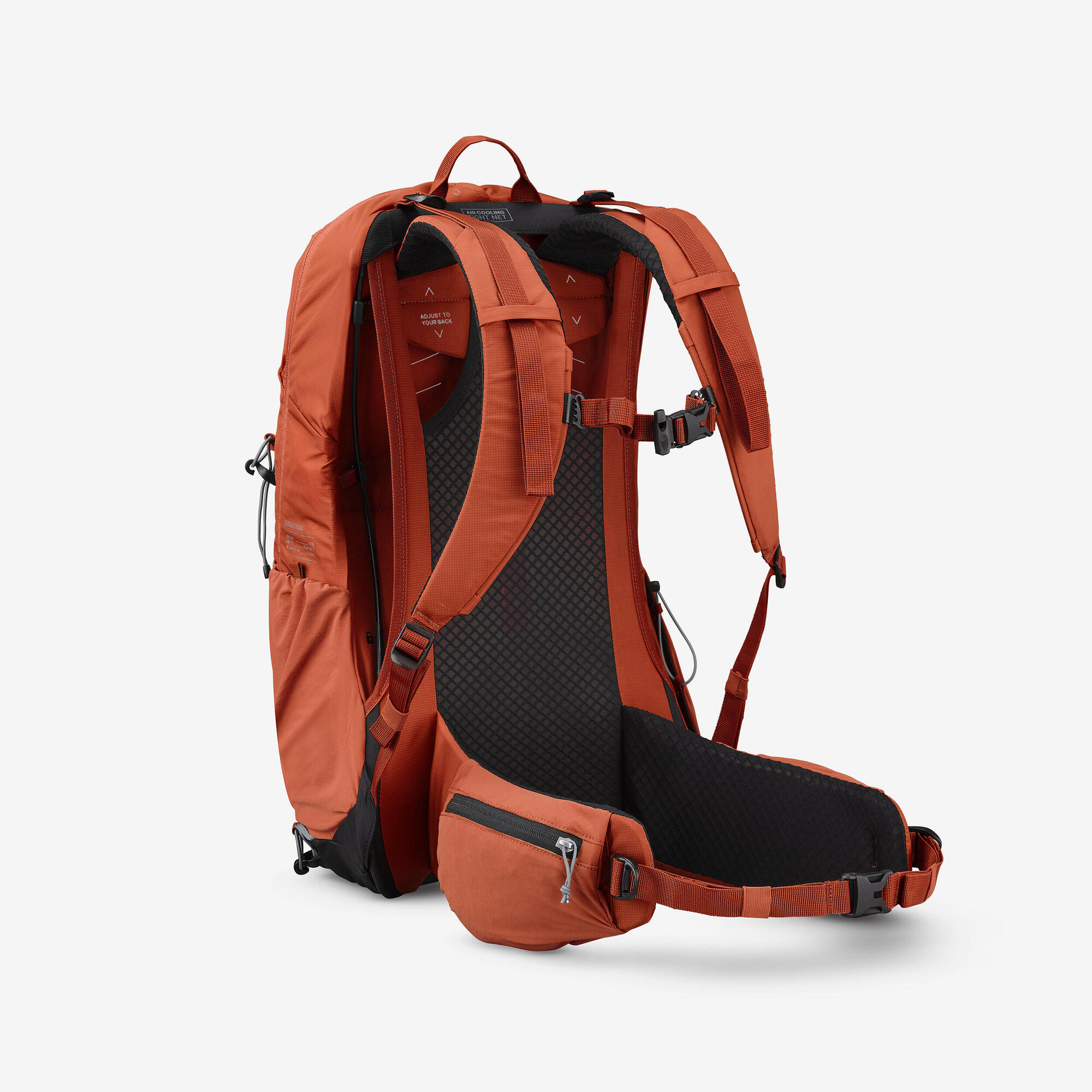 Mochila trilha trekking 500 25 litros azul Quechua Marrom