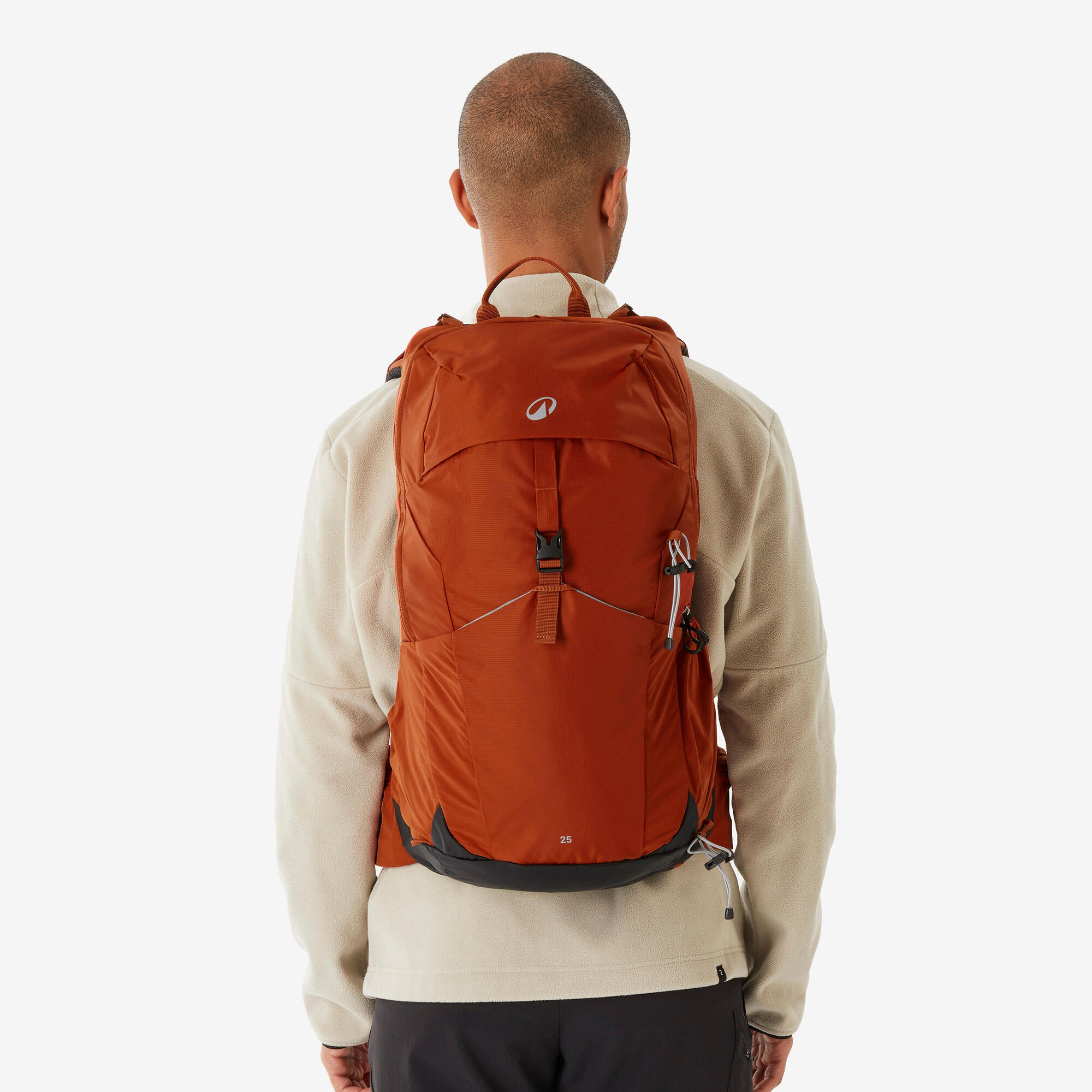 Mochila trilha trekking 500 25 litros azul Quechua Marrom