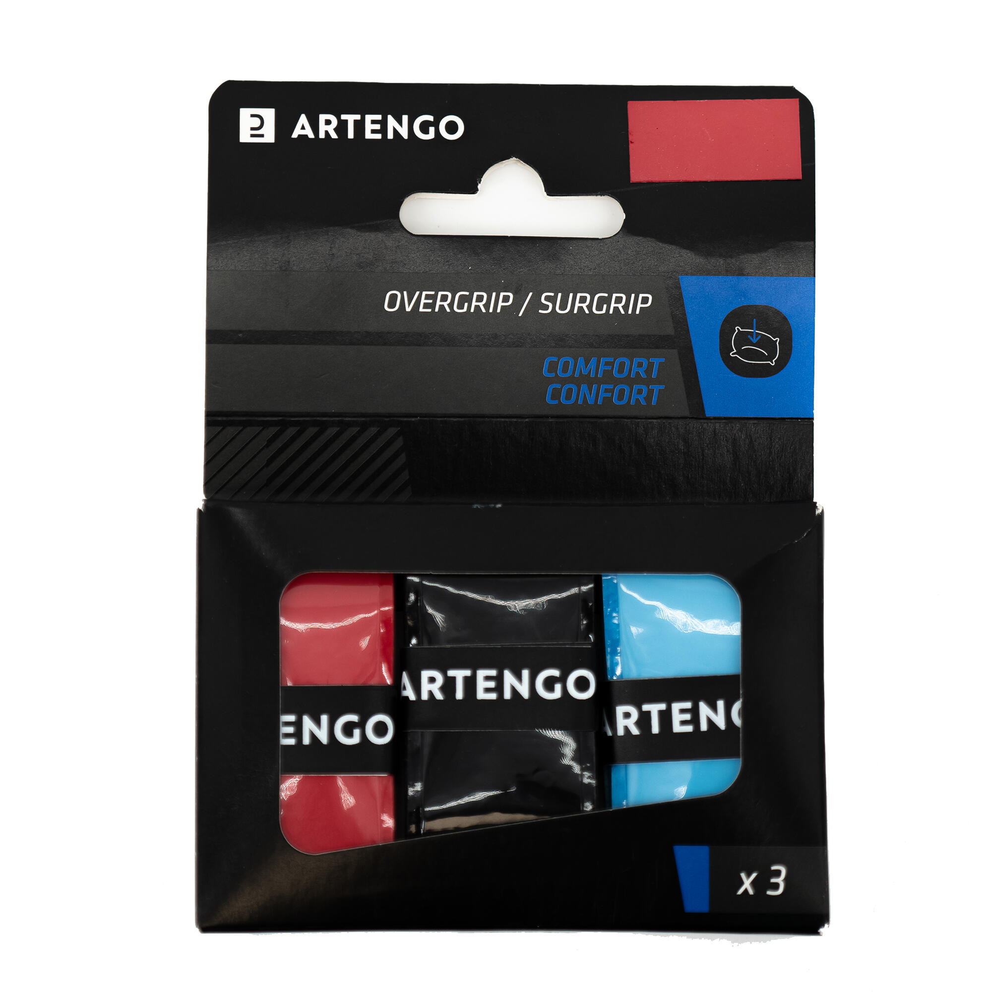 Overgrip para Tênis Comfort Kit (3 Unidades) Artengo Multicolorido