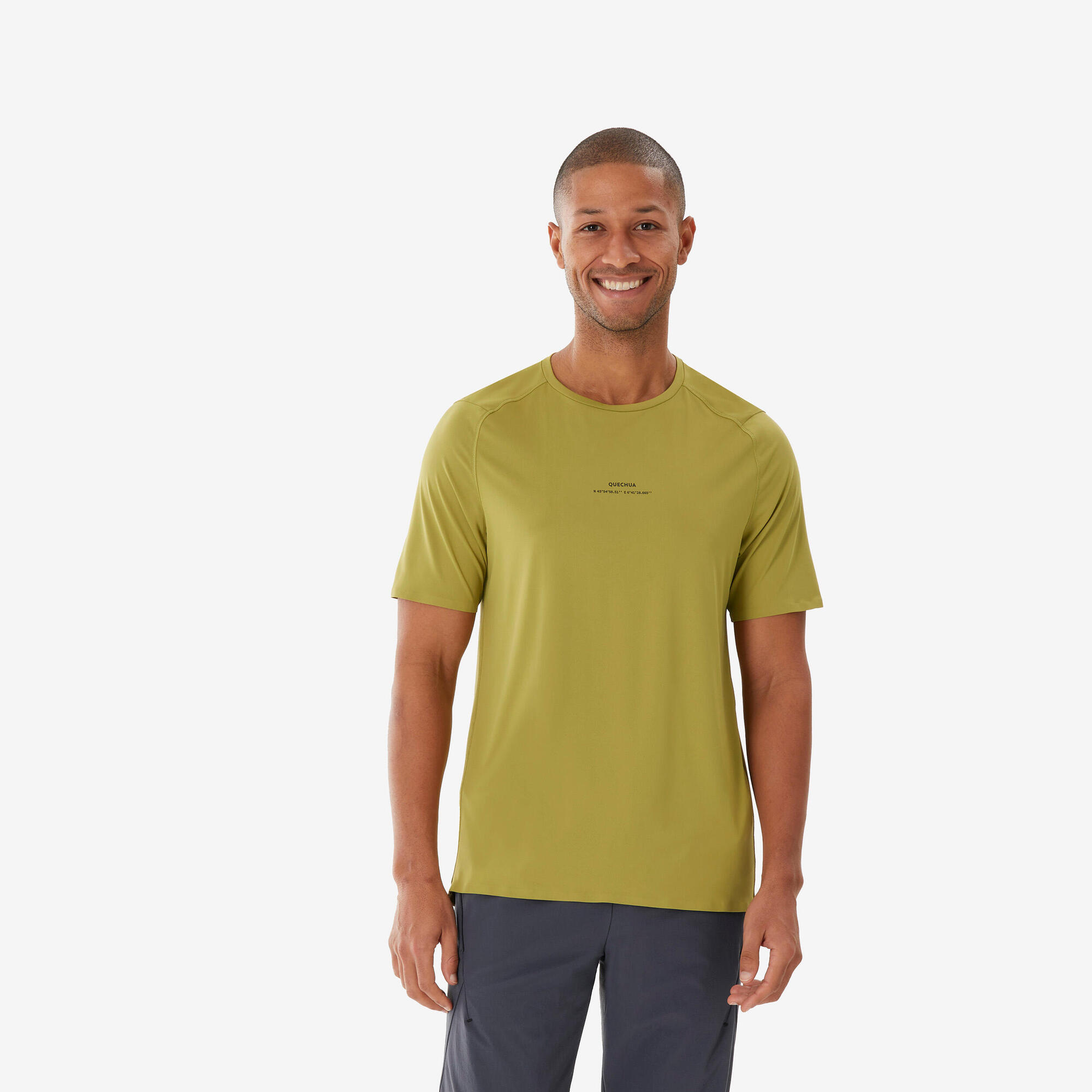 Camiseta masculina Trilha trekking MH 500 Quechua