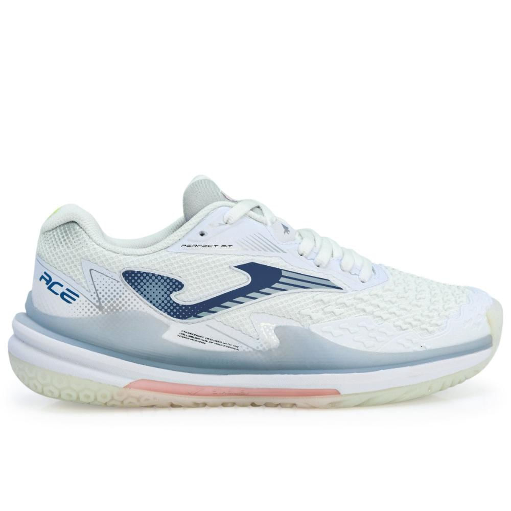 ゆ Decathlon | Tênis Joma Ace Lady All Court Branco e Azul