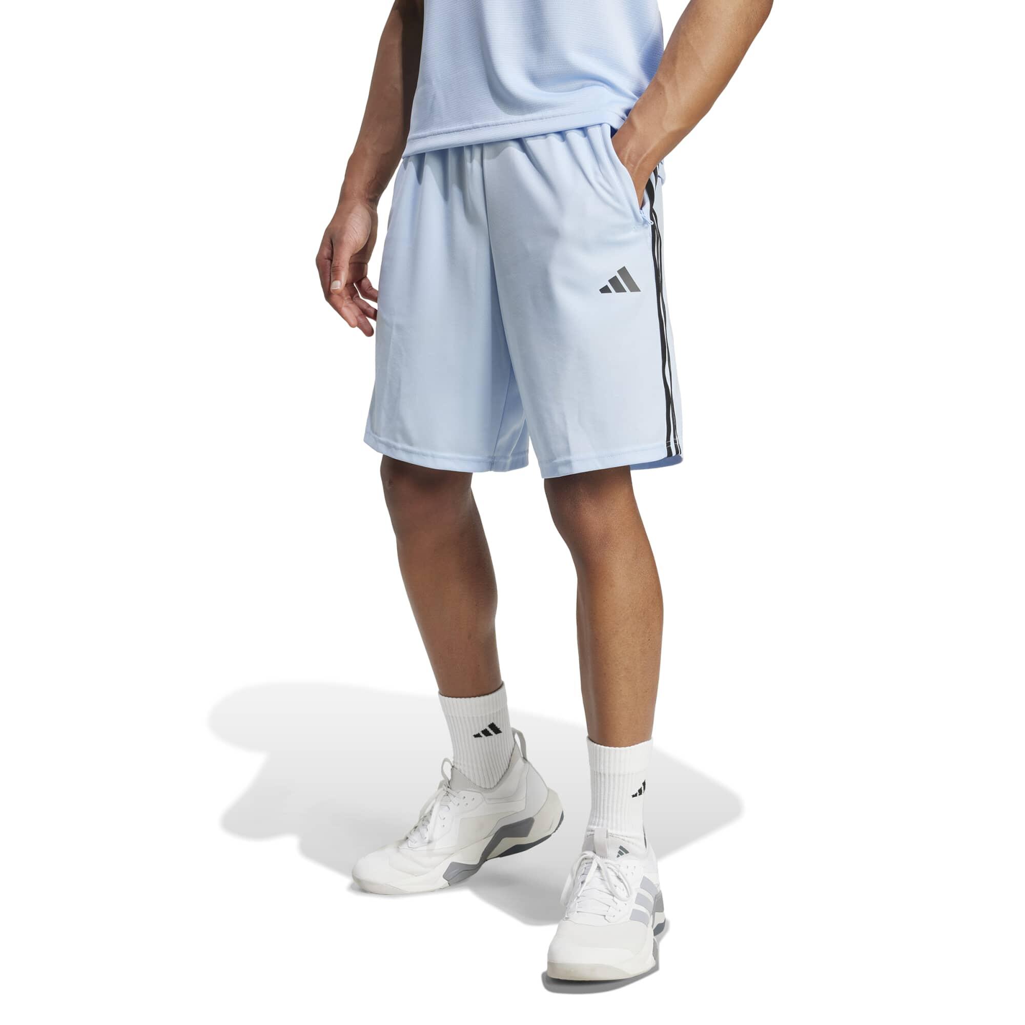 Shorts Masculino de Treino Train Essentials 3 Stripes Adidas Azul