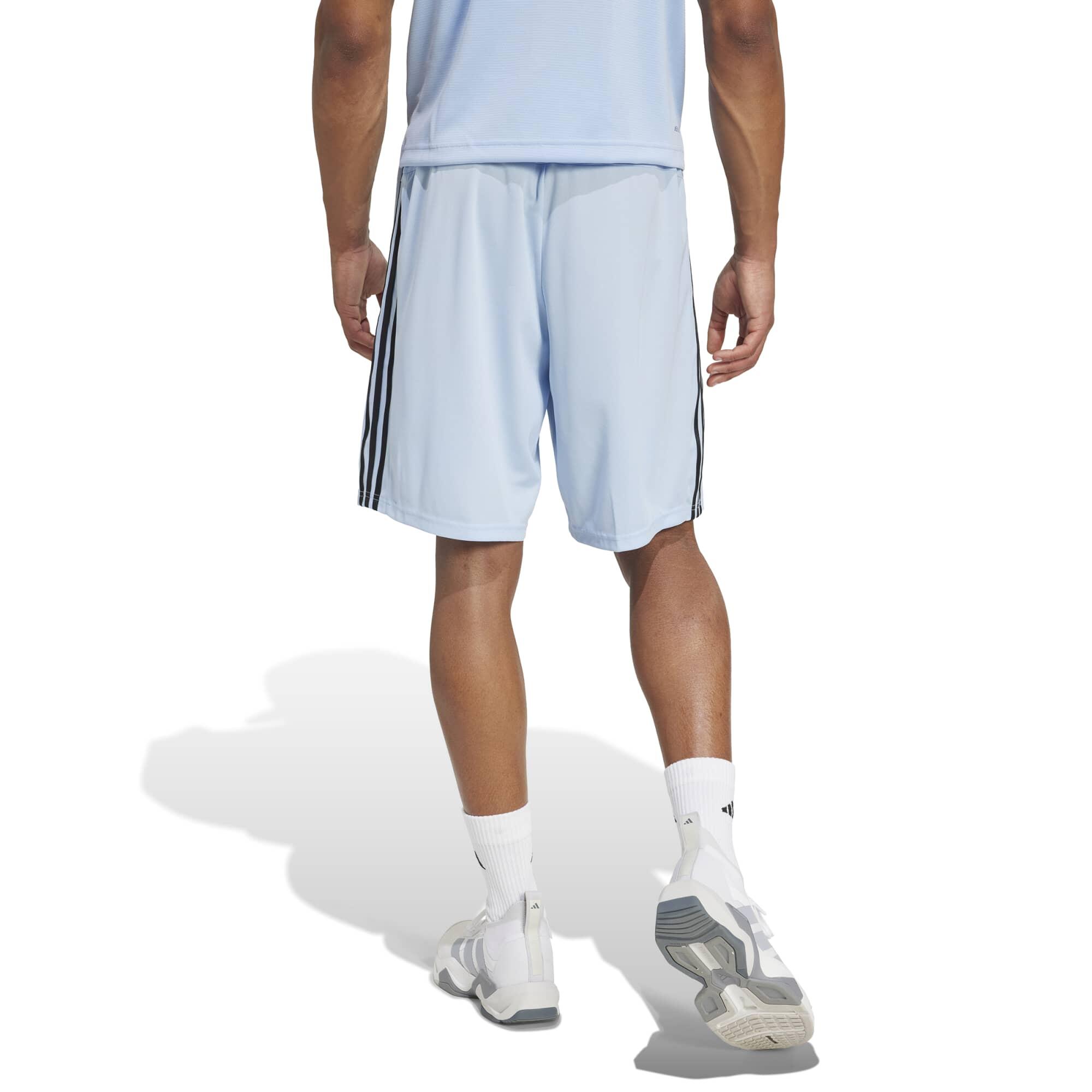 Encontraproduto.com.br - Shorts Masculino de Treino Train Essentials 3 Stripes Adidas Azul
