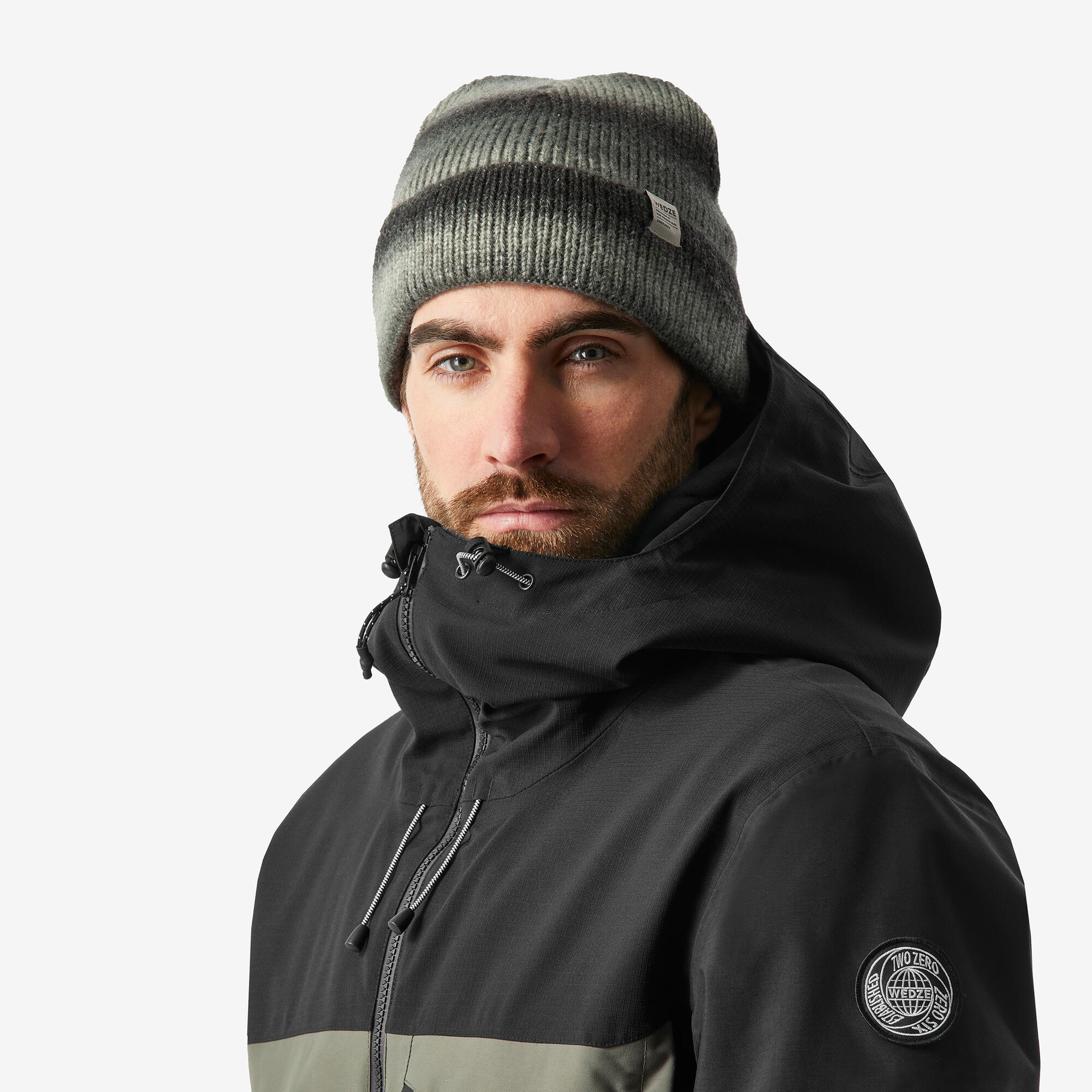 Decathlon | Jaqueta de snowboard masculina 500 ziprotect cáqui e