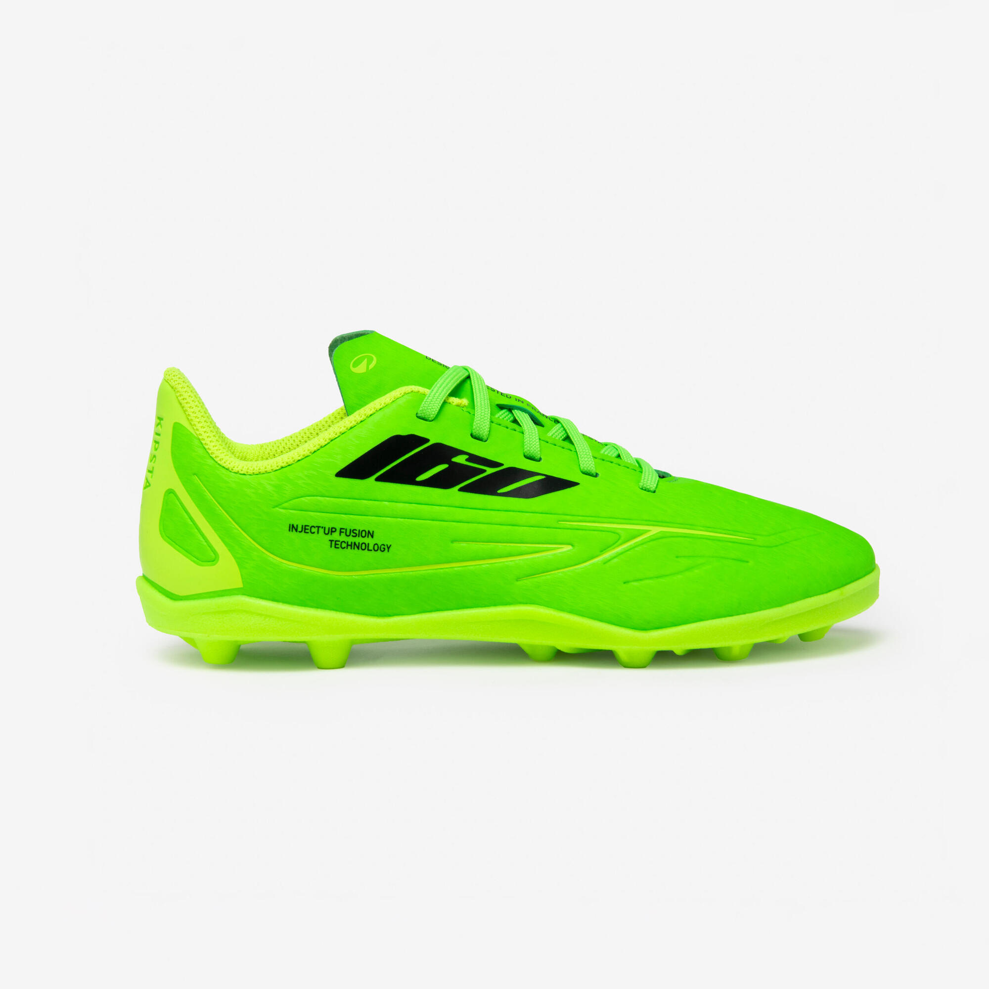 Chuteira Infantil 160 MG Kipsta Verde Neon