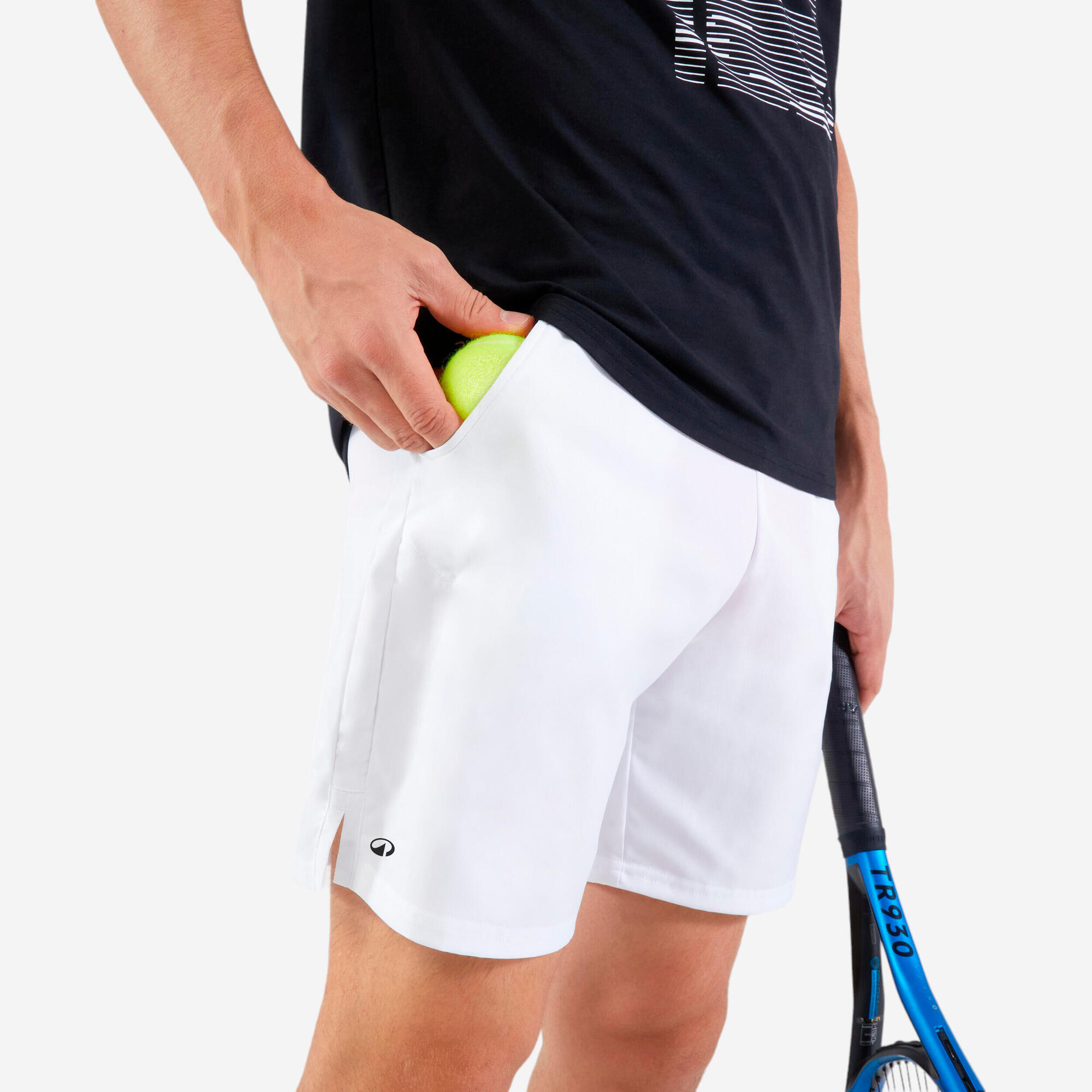 Short Masculino de Tênis Dry 500 Artengo Branco