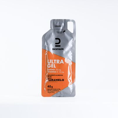 Ultra Gel Energy de Carboidrato 40g com Cafeina Decathlo Caramelo