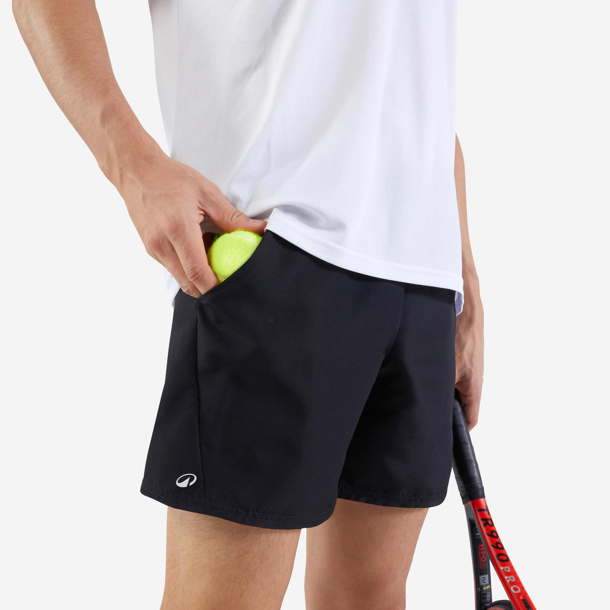 Short Masculino de Tênis 100 Kuikma Preto