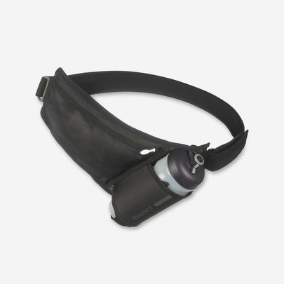 Cinto Adulto de Corrida com Porta Garrafa Kiprun Preta