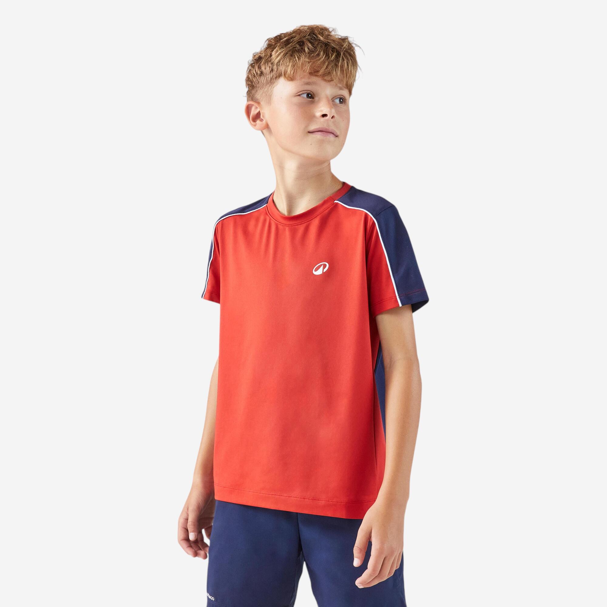 Camiseta Infantil de Tênis Tts Dry Kuikma Vermelha