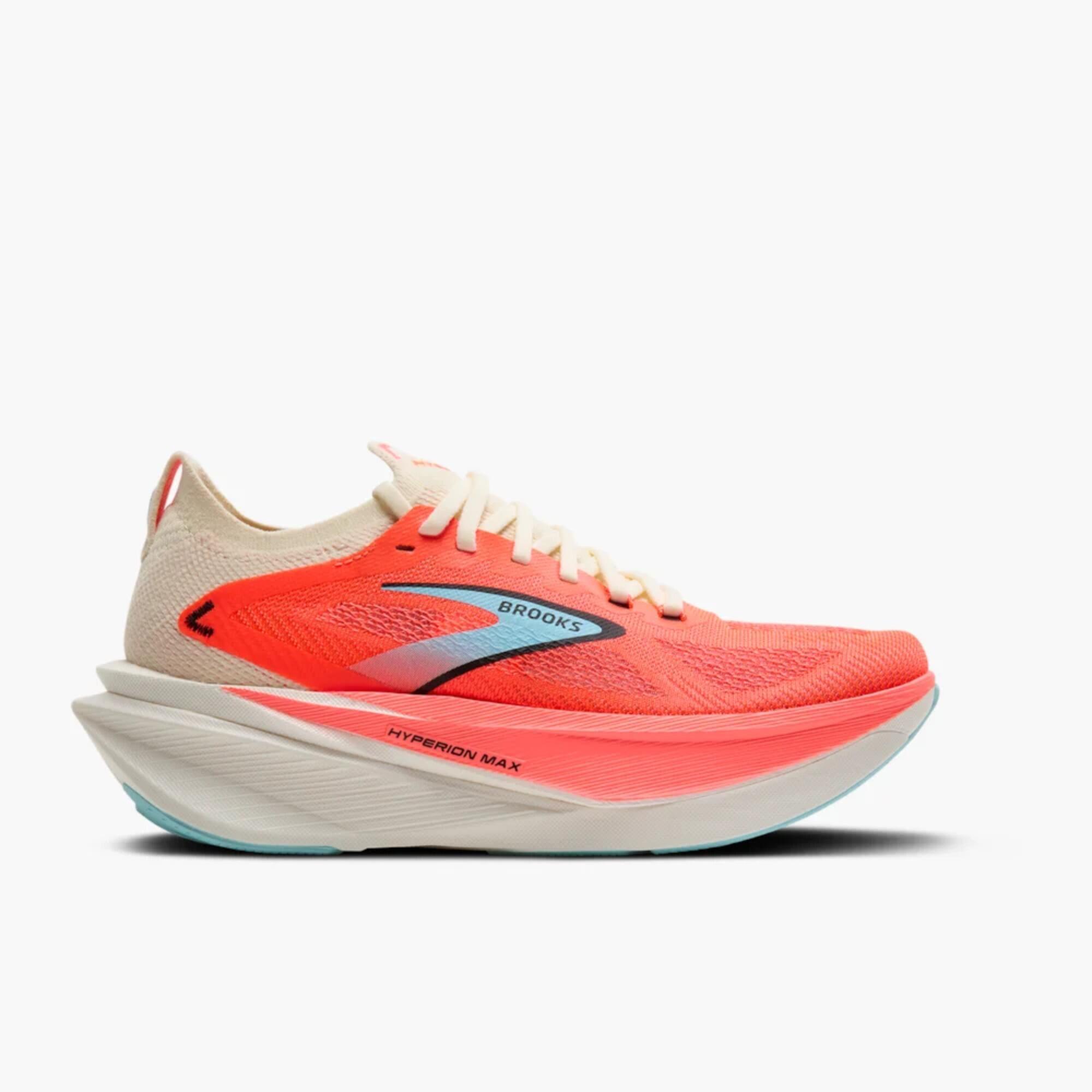 Tênis Feminino de Corrida Hyperion Max 3 Brooks Sports Laranja