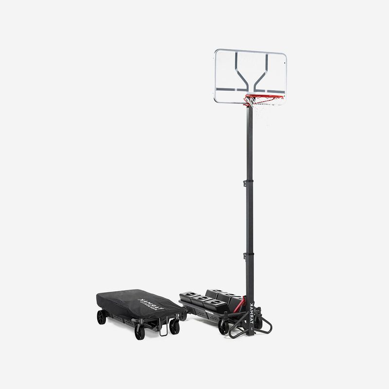 Tabela de Basquete Ajustável B500 Tarmak Cinza