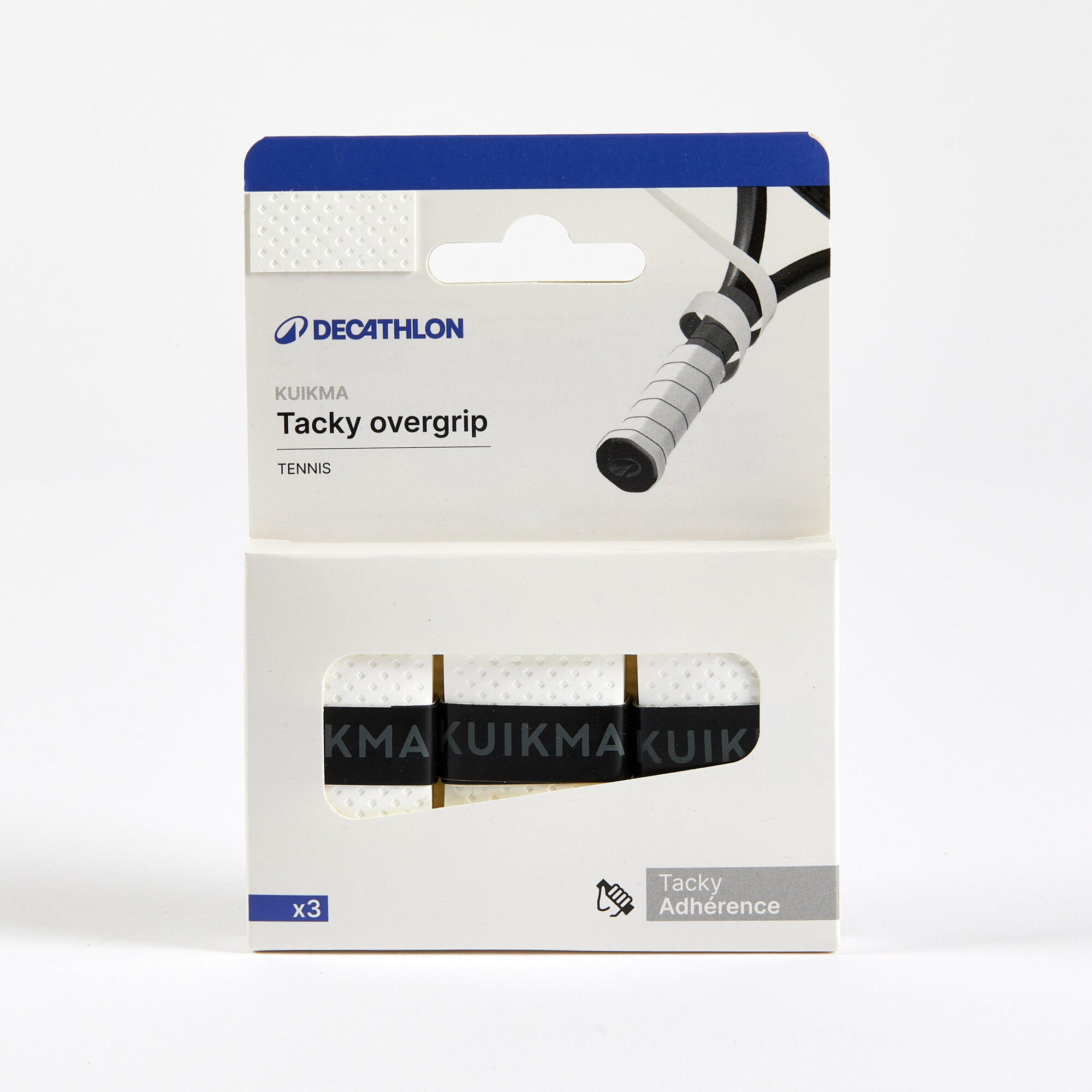 Overgrip para Tênis Tacky Kit (3 Unidades) Artengo Branco