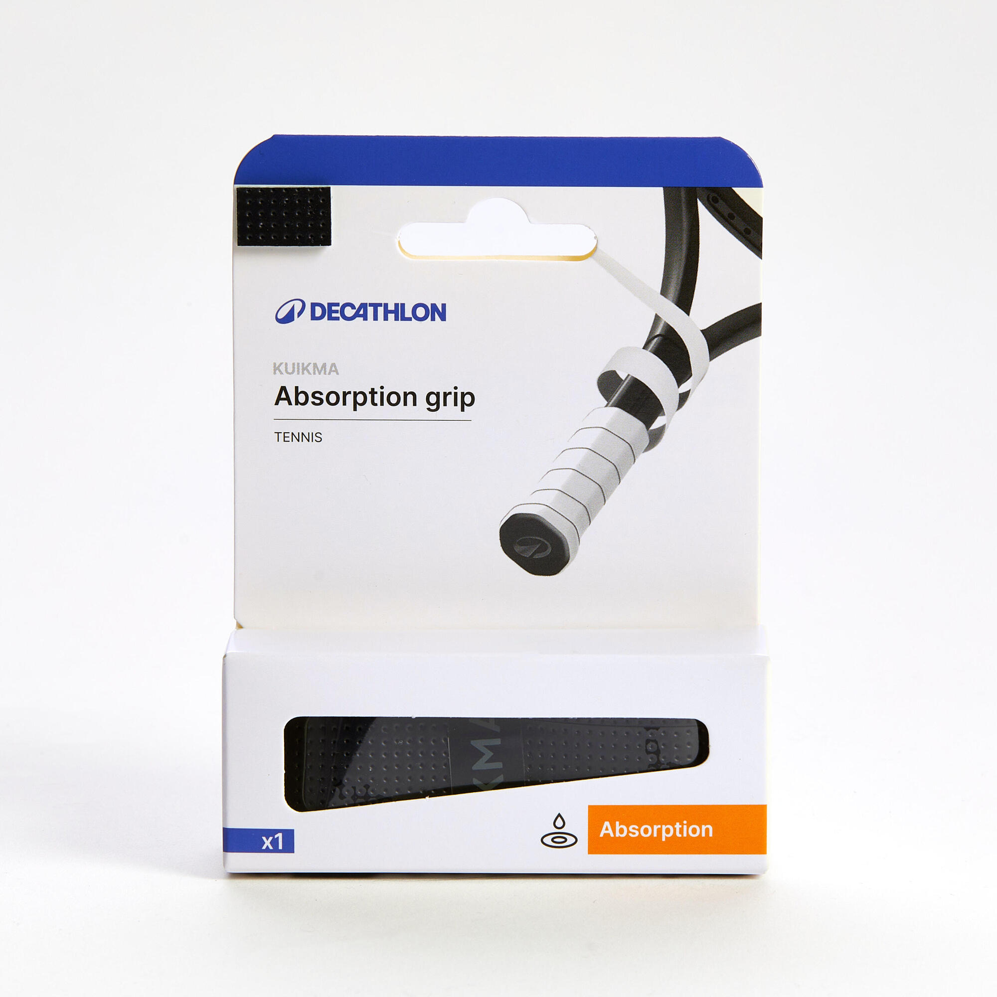 Grip de Tênis Absorção Artengo Cinza Escuro