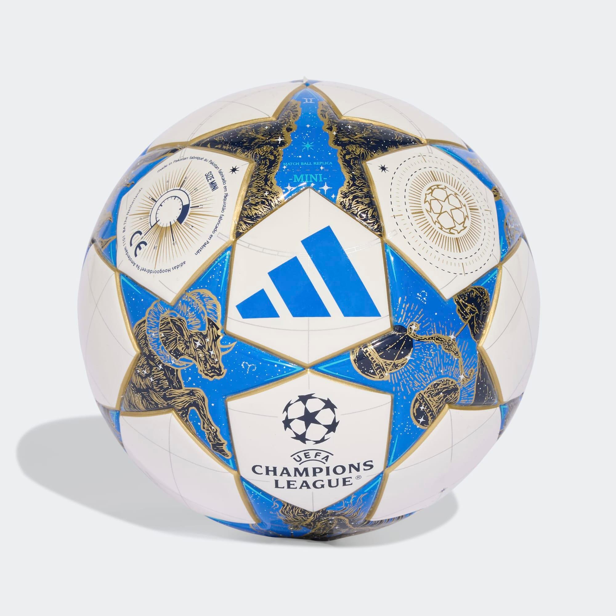 Mini Bola de Futebol de Campo  Adidas UCL RM Branco/Azul